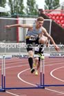 Oliver Whellans (Chester le Street) under-20 mens 400 metres hurdles at the North Eastern Championships, Gateshead International Stadium.  Photos: David T. Hewitson/Sports for All Pics